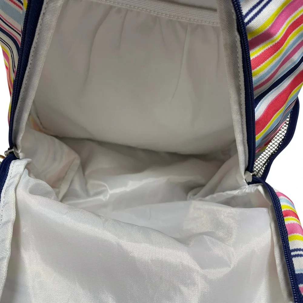 Scout Bags Pack Leader Backpack Colorful Striped Sidewalk Padded Shoulders